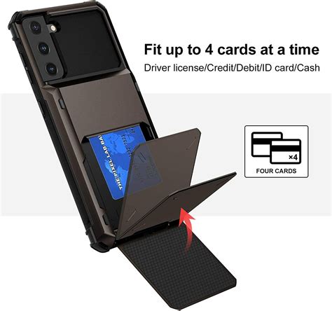 For Samsung Galaxy S24 A14 A34 A54 S23 S22 S21 Fe Ultra Card Wallet
