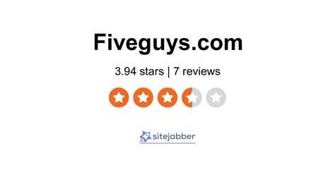 Five Guys Reviews 6 Reviews Of Sitejabber