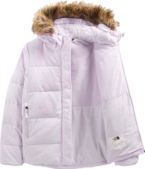 The North Face Printed North Down Fleece Lined Parka Girls