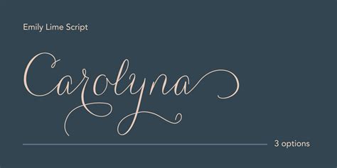 Carolyna Font Webfont And Desktop Myfonts Handwritten Script Font