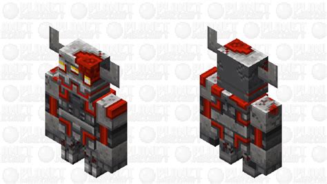 Redstone Monstrosity Minecraft Mob Skin