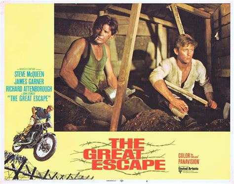 The Great Escape Original Lobby Card 4 Steve Mcqueen James Garner