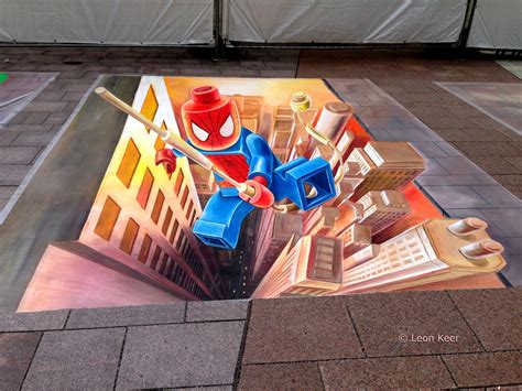 Lego Hamburg 3d 3d Street Painting Street Art By Chalk