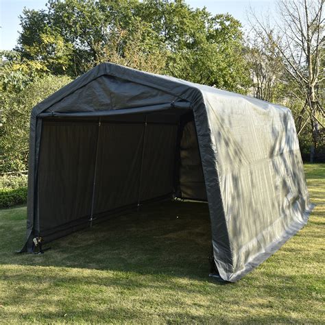 10x15x8ft Heavy Duty Outdoor Garage Carport Canopy Tent Portable