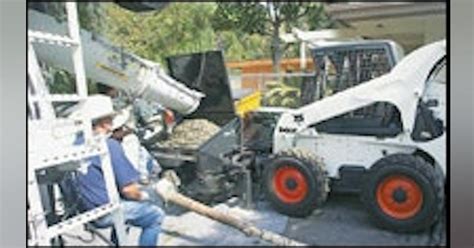 Bobcat Concrete Pump Attachment Construction Equipment