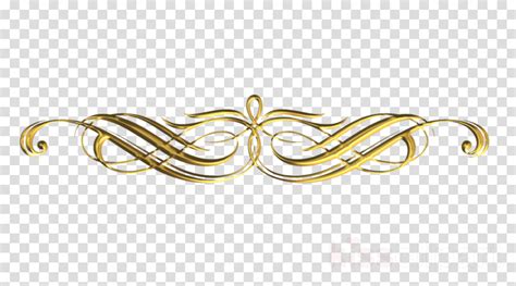 Gold Decorative Line Png Png Image Collection