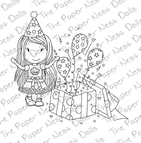 Both Sides Of The Paper Paper Nest Dolls Birthday Surprise Blog Hop