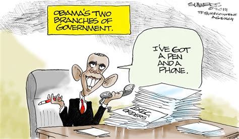Political Cartoons Dana Summers Obamas Two Branches Of Government