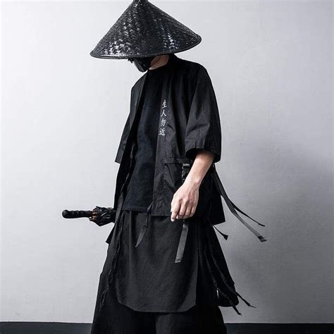 Japanese Ninja Kimono Raikago Streetwear Japanese Streetwear
