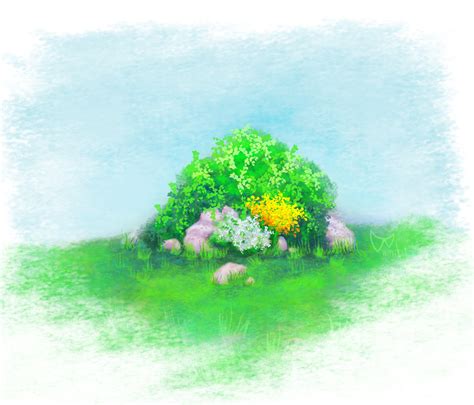 Artstation Fluffy Bush Plant