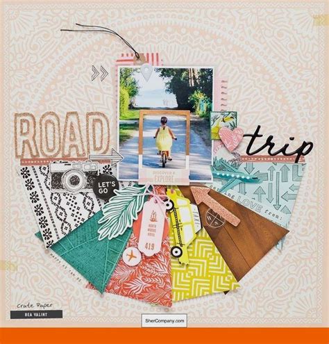 Scrapbook Layouts With Triangles Scrapbook Layouts Using Creative