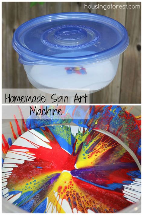 Diy Spin Art Spin Art Projects For Kids