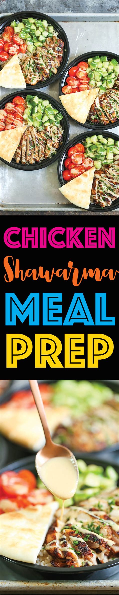 Warm up in a stove top pan, air fryer or microwave. Chicken Shawarma Meal Prep | Lunch meal prep, Meal prep, Meals