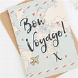 Bon Voyage Card By LOOM Weddings | notonthehighstreet.com