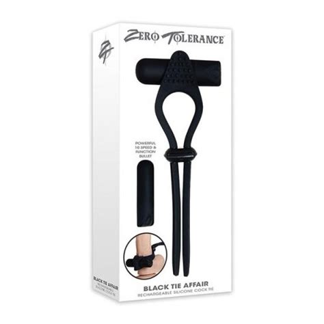 Zero Tolerance Black Tie Affair Cock Ring Black Sex Toys And Adult