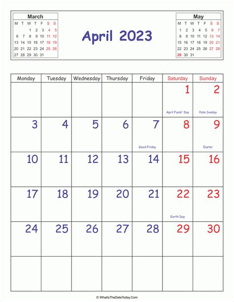 Calendar April 24 2023 Mobila Bucatarie 2023