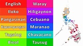 MAJOR LANGUAGES OF THE PHILIPPINES - YouTube