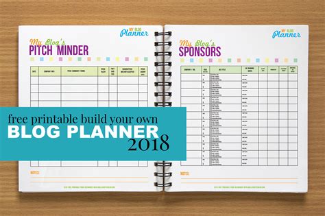 Free Printable Blog Planner 2016 Edition A Well Crafted Party