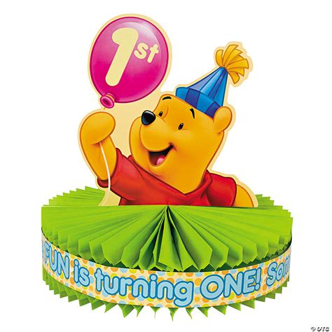 Winnie The Pooh 1st Birthday Centerpiece Discontinued