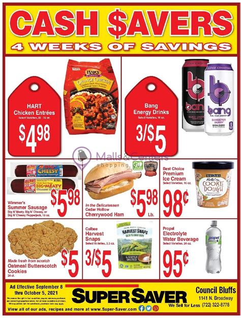 Super Saver Weekly Ad Sales And Flyers Specials Mallscenters
