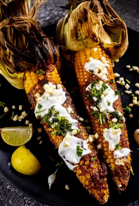 Grilled Mexican Street Corn Elotes Recipemagik