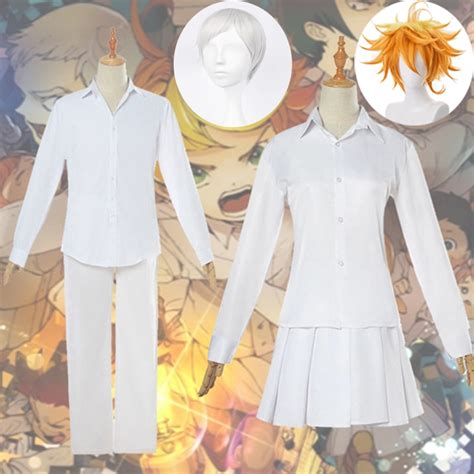 Anime The Promised Neverland Emma Norman Cosplay Costume Yakusoku No