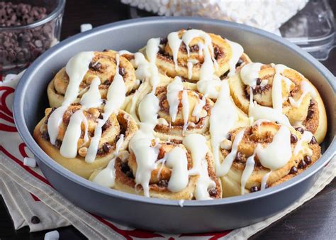 Smores Cinnamon Rolls Chocolate With Grace