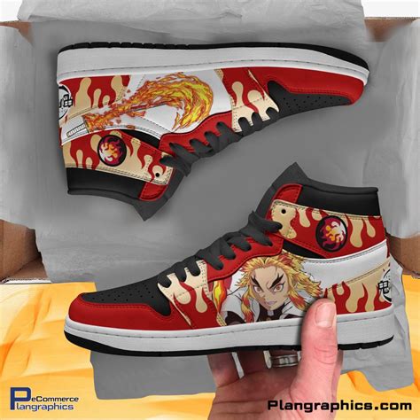 Rengoku Sneakers Custom Demon Slayer Anime Shoes Plangraphics