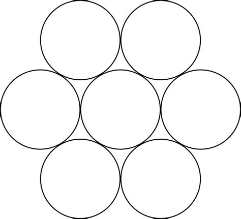 7 Tangent Circles Clipart Etc