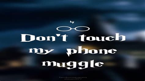 Don T Touch My Laptop Muggle Hd Wallpaper More Wallpapers And Features