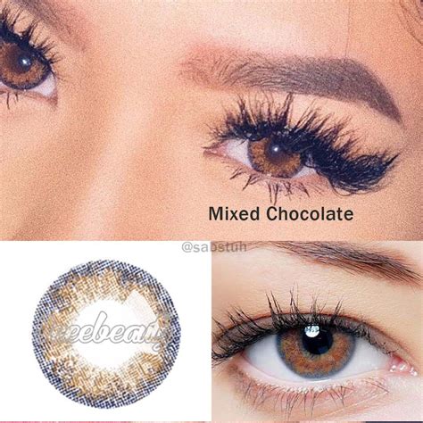 Vcee Mixed Chocolate Colored Contact Lenses | Contact lenses colored, Colored contacts, Eye ...