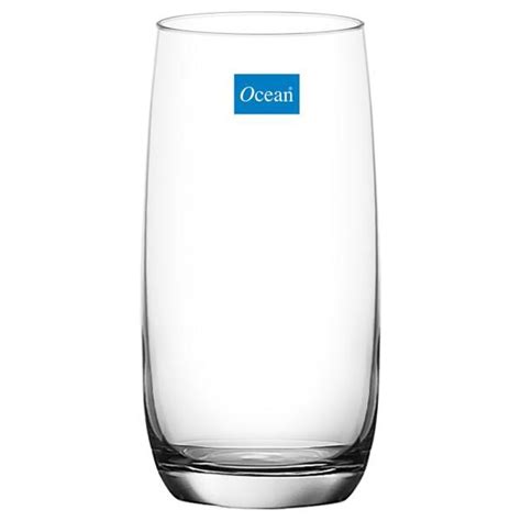 Ocean Ivory Hi Ball Iced Beverage Glass 370 Ml Set Of 6 Jiomart