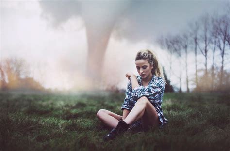 Natural Disaster Natural Disasters Girl Tornado Hd Wallpaper