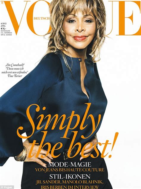 Tina Turner Rolls By The Years As She Lands Her First Ever Vogue Cover At The Age Of Daily