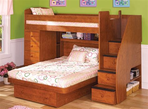 Twin Over Full Bunk Bed With Slide Ideas On Foter