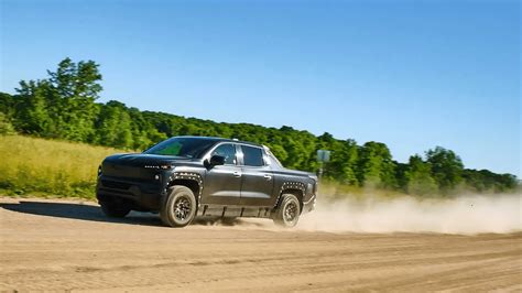 Watch As This Chevy Silverado Ev Hammers Gm Test Track Video