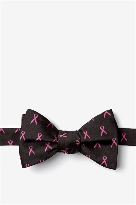 Breast Cancer Awareness Self Tie Bow Tie