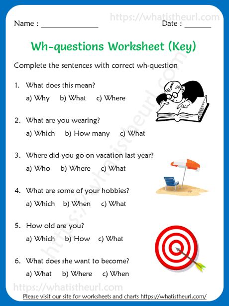 Wh Questions Worksheets For Intermediate Worksheet Your Home Teacher