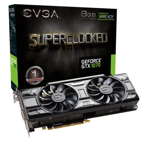 Evga Products Evga Geforce Gtx 1070 Sc Gaming 08g P4 5173 Kr 8gb