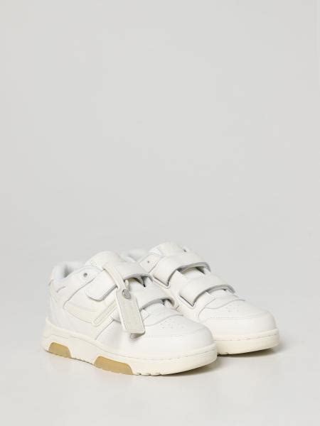 Off White Sneakers Out Of Office In Pelle Multicolor Bianco Scarpe