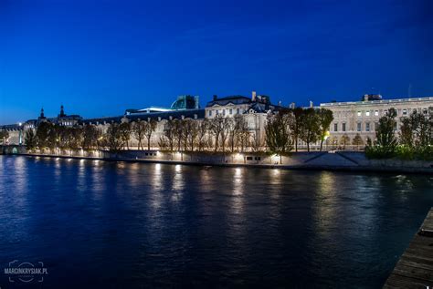 Spotkanie dostępne online także w trybie 180 stopni. rzeka, woda, noc, miasto, Paryż, Francja