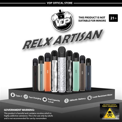 Relx Artisan Series Device Vdp Vape Depot Philippines Shopee Philippines