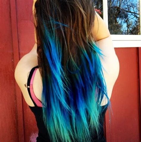 Turquoise Teal Blue Ombre Hair Mermaid Passion 4 Fashion