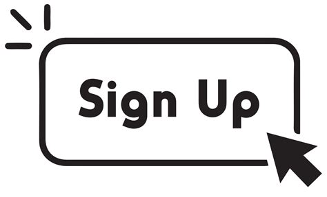 Sign Up Icon Signup Square Box On Transparent Background 19552601 Png