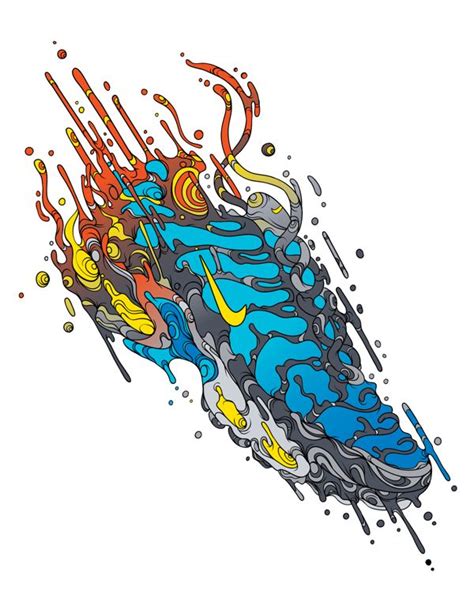 Nike drippy swoosh embroidered hoodie. NIKE Illustrations by Raul Urias | Sneaker art, Nike art ...