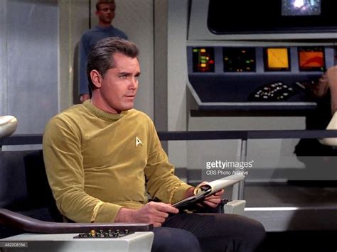 News Photo Jeffrey Hunter As Captain Christopher Pike On The