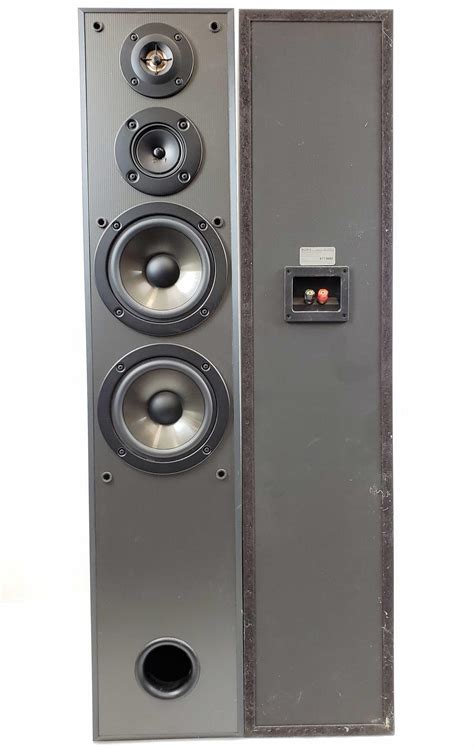 Lot Pair Of 41in Sony Floor Speakers Ss Mf515