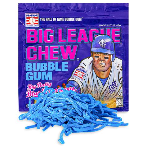 Big League Chew Blue Raspberry Bubble Gum Candy Funhouse Ca