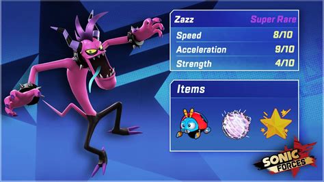 Zazz Confirmed For Sonic Forces Speed Battle Sonicthehedgehog