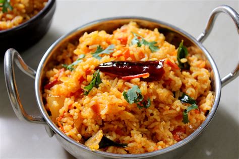 Tomato Rice Recipe South Indian Yummy Indian Kitchen